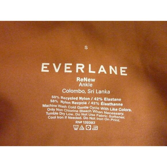 Everlane ReNew Ankle Leggings Small Amber Brown - Picture 5 of 5